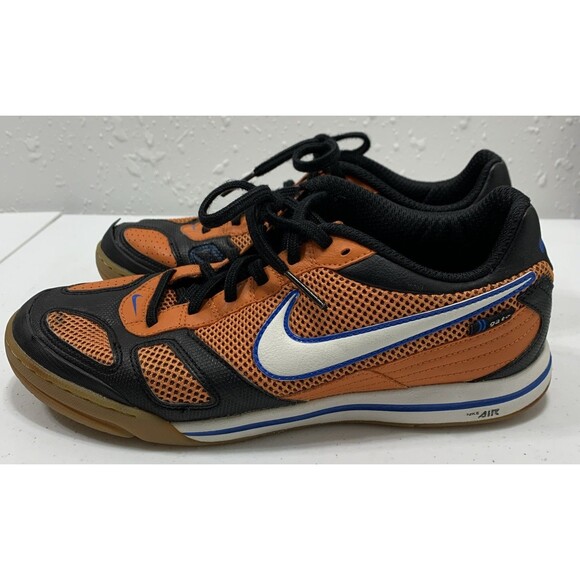 Nike Air Gato II 324784-811 Indoor Soccer Sneakers Size 7.5 Orange Black Rare main image 4